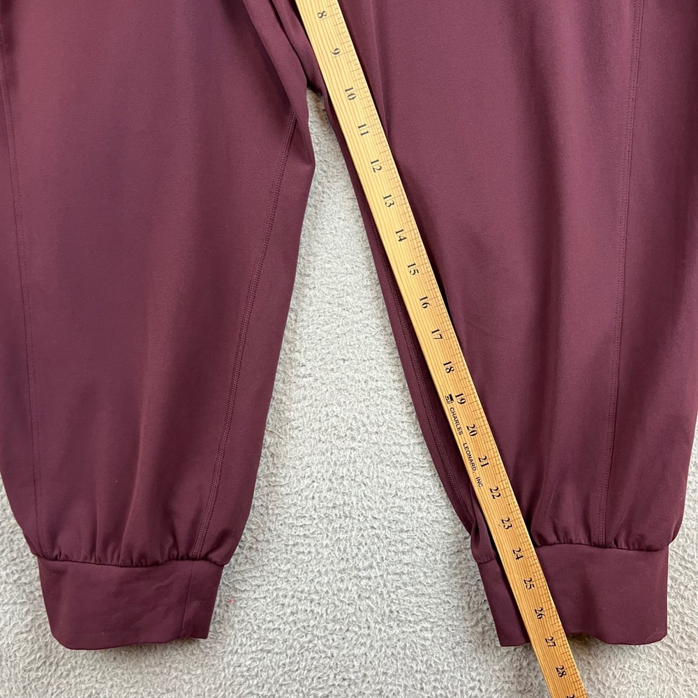 Athleta Salutation Cargo Jogger Pants Burgundy Maroon Womens 2X High Rise Yoga - Picture 8 of 10